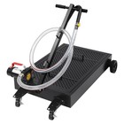 17 Gallon Low Profile Oil Drain Pan 155w Electric Pump 7 2ft Hose Folding Handle
