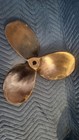 Bronze Boat Propeller  Osborne  17    11 5 Left For 1   Shaft Used Boat Wheel