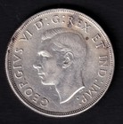 Canada 1947  1 One Silver Dollar Coin King George Vi  800 Silver Vf Blunt 7