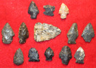 Authentic Native American Artifact Arrowhead 13  Tennessee Artifacts Points Bn1