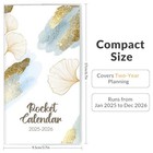 Pocket Calendar 2025-2026  Two-year Pocket Planner For Purse  Compact Size 