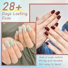480pcs Nail Tips Clear False Nails Full Cover For Acrylic Fake Nails Kit 12 S   
