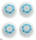 4-pk Deep Pore Facial Brush Head Replacements Mia Aria Smart Fits All Clarisonic