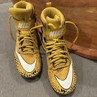 Nike Force Savage Shark Bg Football Cleats Size 6y - Yellow-black