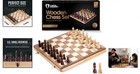 Luxury 15-inch Wooden Chess Set - Handcrafted Sapele Board With Extra Queens