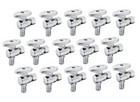 Efield 15 Pcs  1 2  Pex X 3 8 od Brass 1 4 Turn Angle Stop Valve  lead-free 