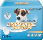 50 Pack Waist Disposable Dog Diapers Male Wraps Belly Bands Pet Soft All Sizes