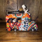 Mexican Talavera Catrina Cemetery Bus Day Of The Dead Figure Folk Art Pottery 8   