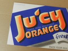 Vintage Advertising Sign- 1947 Ju cy Orange Soda Sign- Vintage Drive-in- Diner