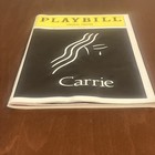 Carrie Broadway Musical Playbill Virginia Theatre Signed Buckley Hateley Rare