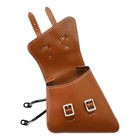 Motorcycle Brown Leather Saddlebag Side Bag 2007-2020