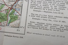 Ww1 British Map With Battle Of The Somme Corrections Thiepval  Mametz  Vimy Etc
