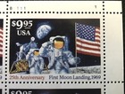 Scott  2842 Express Mail - First Moon Landing - Plate Block Of 4 Mnh Stamps