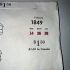 Vogue 6900 Vintage 1960s Mod Shift Dress Sewing Pattern Complete Rare Size 14