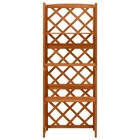 Trellis With Shelves 21 7 x11 8 x55 1  Solid Fir Wood