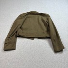 Canadian Army Cadet Jacket Men 11 Green Military Battledress 1952 Korean War Era