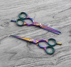 Professional Salon Hairdressing Hair Cutting Thinning Barber Scissors Set 5 5  