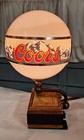 Vintage Coors Beer Globe Lamp Digital Clock Signage Advertising Collectable 
