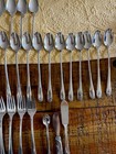 Vintage 1847 Rogers Bros Is Daffodil Silverplate Flatware Set - 66 Pieces