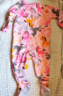 Child Of Mine Carters Baby Girls Footed Pajamas Light Fleece Pink Ponies Sz  12m