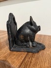 Cast Iron Metal Pig Bookends Antique Country Farmhouse Decor