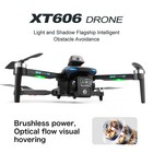 Xt606 Rc Drone With Hd Dual Camera Wifi Foldable Quadcopter Brushless Motor