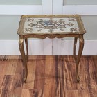 2 Vintage Mcm Florentine Gold Nesting Tables Made In Italy 21 5   17    Wide