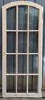 23 x62  Antique Vintage Old Wood Wooden Exterior French Door Window Wavy Glass