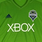 Adidas Seattle Sounders Jersey Mens L Xbox Sky Blue Sea Green Mls 2015