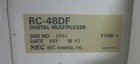Nec Rc-48df Digital Multiplexer At t Esd Tp-48df Without Back Section