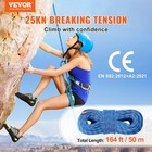 Vevor 10 2mm Dynamic Climbing Rope 50m 164ft  Outdoor Rock Climbing Rope Blue