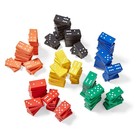 Wooden Dominoes Set For Kids - Double Six Toppling Blocks  Montessori Math Toys 