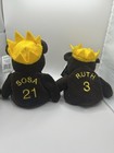 Bamm Beano   s Lot Of 2 Beanie Bears Sammy Sosa  21 And Babe Ruth  3 With Tags