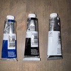 Winsor   Newton Winton Oil Colour Lot Of 3 Tubes Artist Paints 37ml Each