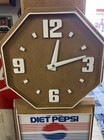 Vintage Diet Pepsi Advertising Wall Clock One Calorie Soda Sign Impact Intl
