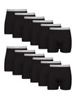 Hanes Boxer Briefs 12-pack Mens Value Pack Black Comfort Flex Waist Tagless S-xl