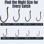 Maruto Barbless Grabber Sickle Fishing Hooks  Strong Japanese High Carbon Steel 