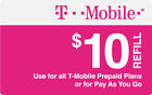  10 T-mobile Refill Directly To Your T-mobile Prepaid