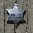 Sheriff Star Old West Badge 50015 Lapel Pin Sheriff Badge Hat Pin