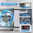 48  Commercial Undercounter Refrigerators 2-door 14 1 Cu ft Etl   Doe Certified