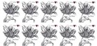 2 Oz Vintage Tulip      40 Forever Stamps  Wedding Invitations