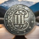 1958 3 Cent Silver Piece Trime