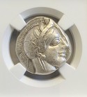 Attica Athens Owl Tetradrachm Ngc Ch Xf Full Crest Ancient Silver Coin