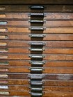 Hamilton 24 Drawer Typeset Or Blueprint Printers Cabinet Antique Solid Wood