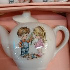Vintage Miniature Porcelain 16 Piece Tea Set Toy China Made In Japan