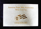 2006 American Eagle 20th Anniversary Silver Coin Set Ogp Box C w Coa No Coins