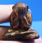 Phra Pidta talisman thai lp Kron  Buddha pendant rare amulet temple blessed old