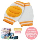3 Pairs Baby Knee Pads For Crawling - Adjustable Breathable Waterproof Safety   