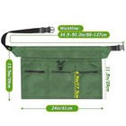 Gardening Apron  4 Pockets For Harvesting Vegetables Eggs Half Garden Green