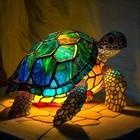 3d Animal Table Lamp Stained Night Light Retro Desk Lamps Decor Children Gift